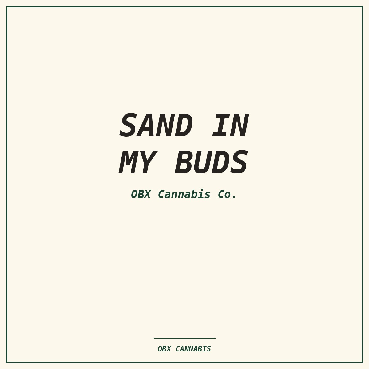 Sand in My Buds Beach Towel